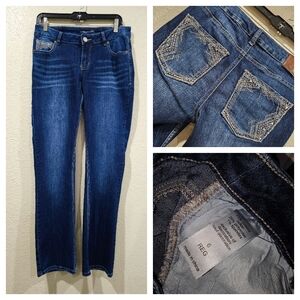 Maurices Dark Blue Straight Leg Jeans